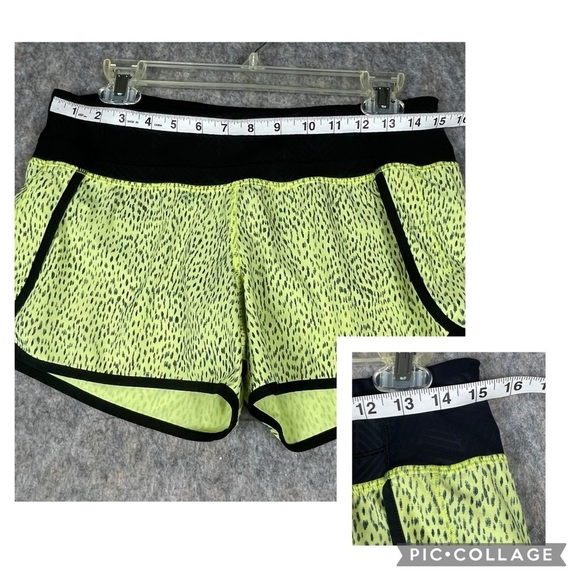 Lululemon Running Athletic Outdoors Athleisure Dottie Dash Print Speed Shorts  6 - Picture 11 of 13
